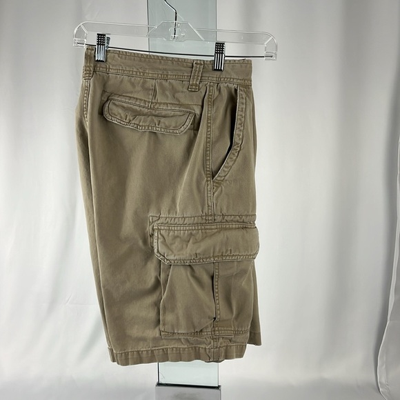 Old Navy Men's Distressed Cargo Shorts Khaki Tan Size 34 - Picture 3 of 15